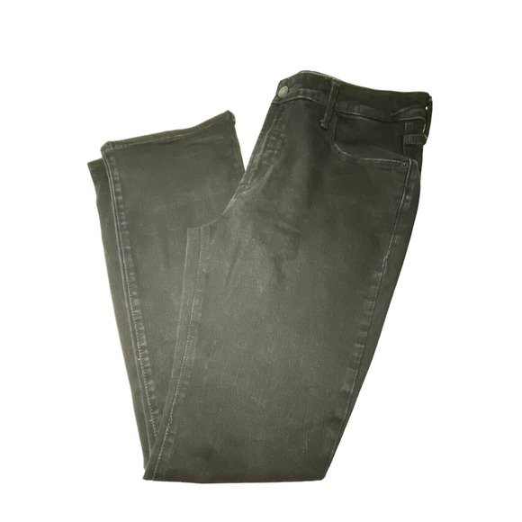 Old Navy High Rise Kicker Boot Cut Jeans Size 12 Womens Black Denim Womens - Picture 3 of 11